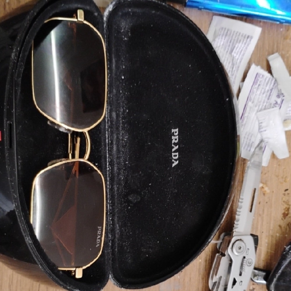 Prada Men's Black Sunglasses Case